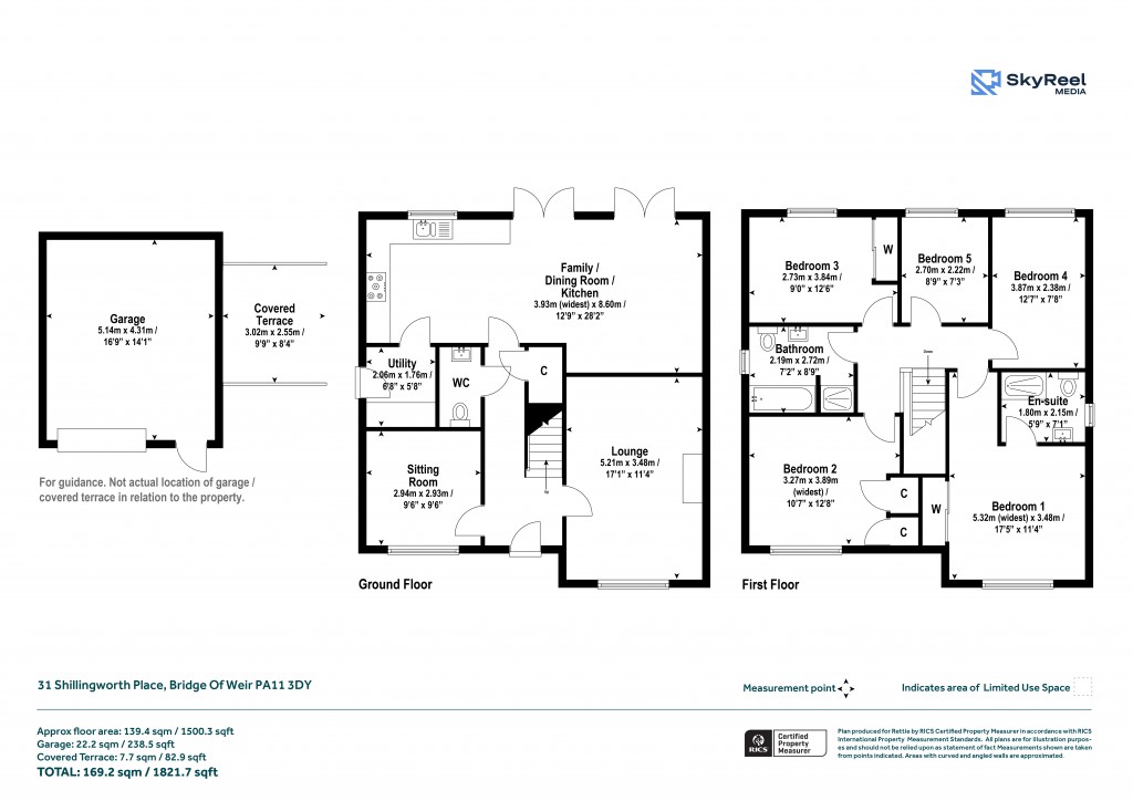 Floorplans For Bridge Of Weir, Renfrewshire