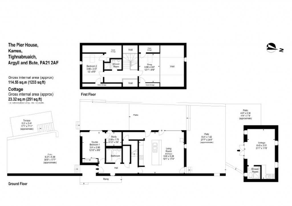 Floorplans For Tighnabruaich, Argyll and Bute