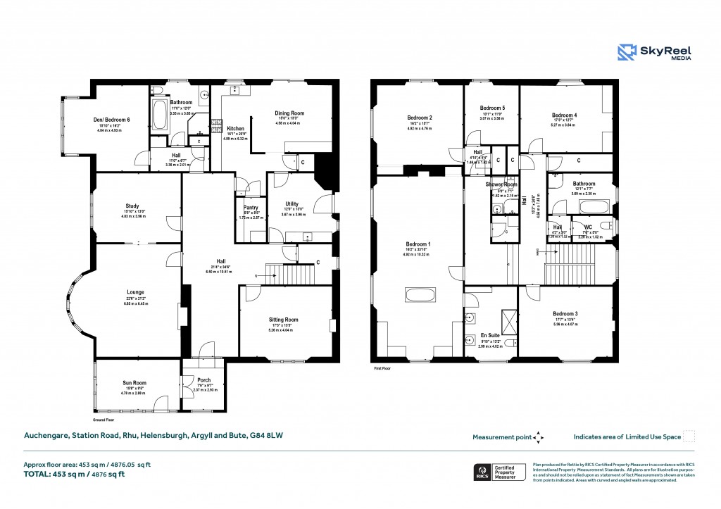 Floorplans For Rhu, Helensburgh, Argyll and Bute
