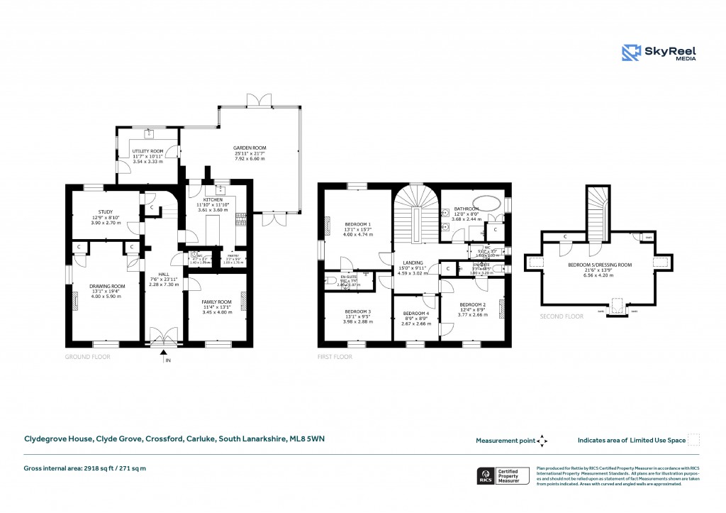 Floorplans For Crossford, Carluke, South Lanarkshire