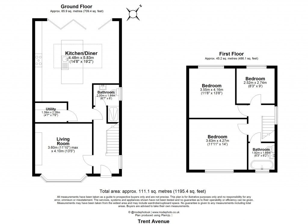 Floorplans For Upminster, Essex