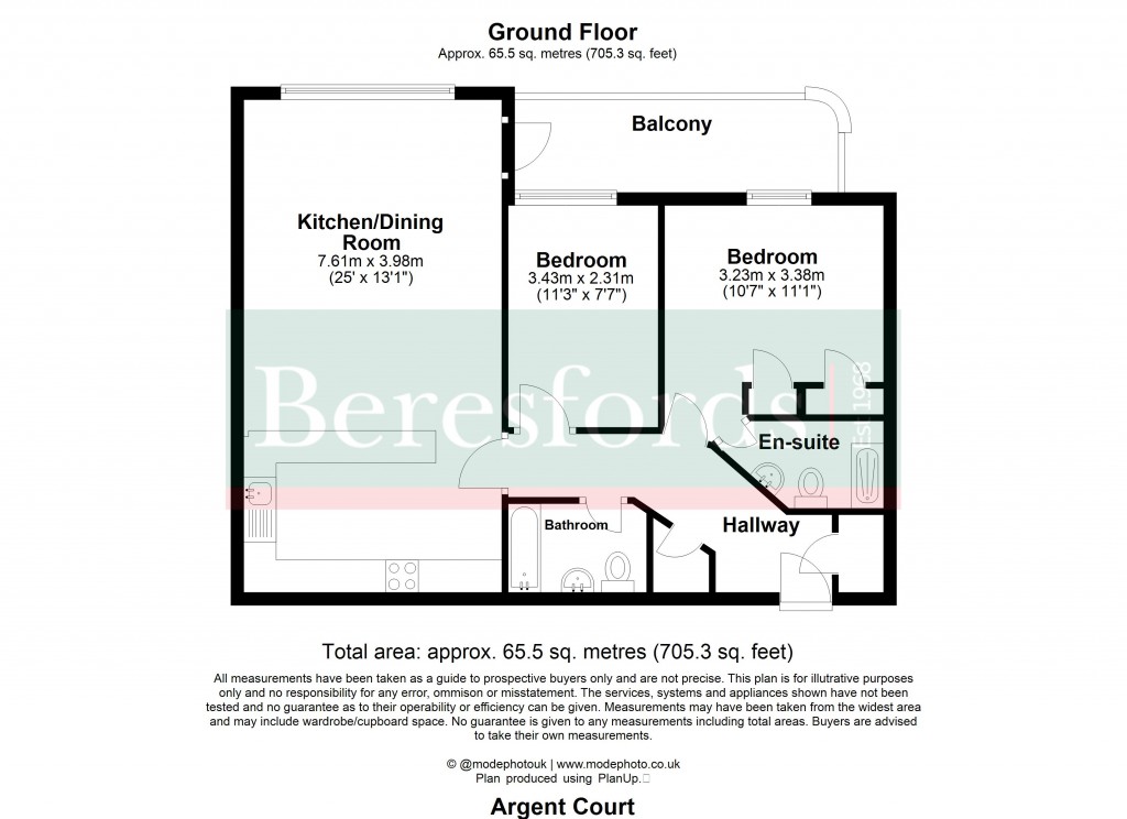 Floorplans For Argent Street, Grays, Essex