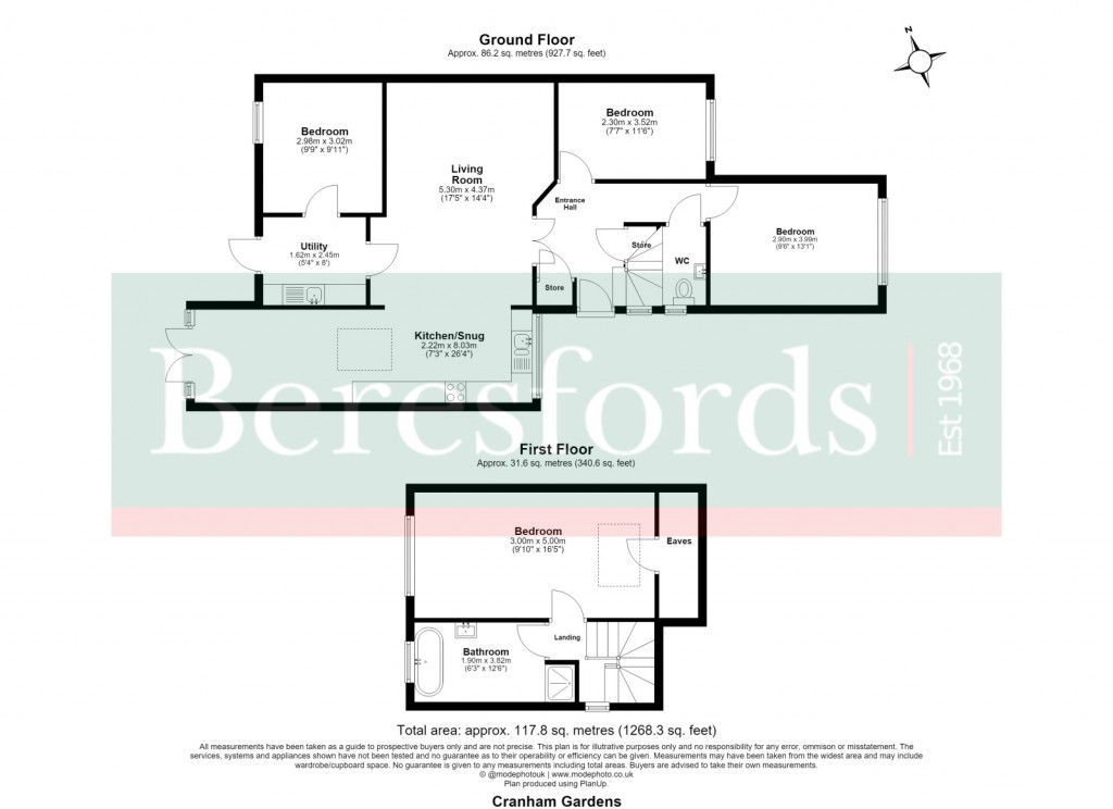 Floorplans For Upminster, Essex