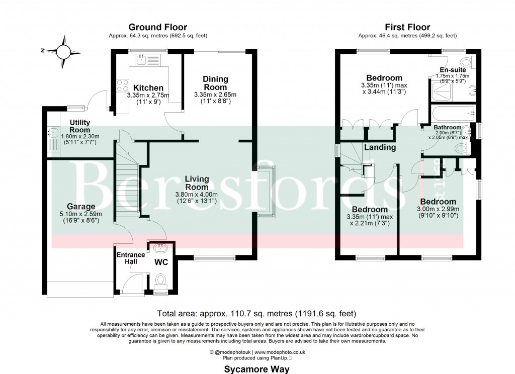Floorplans For South Ockendon, Essex