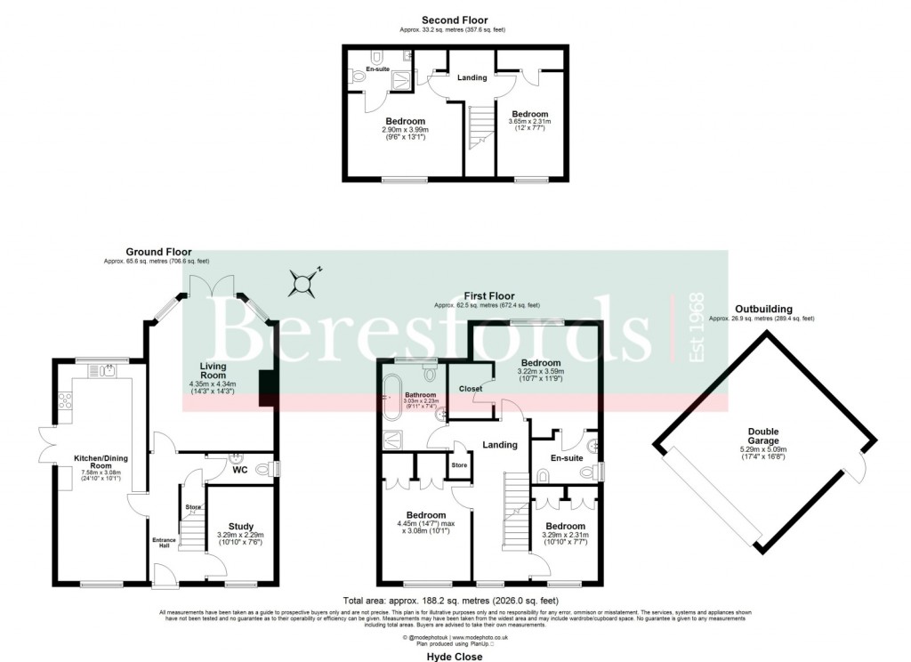 Floorplans For Chafford Hundred, Grays, Essex