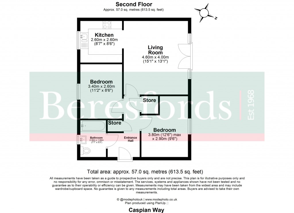 Floorplans For Purfleet-on-Thames, Essex