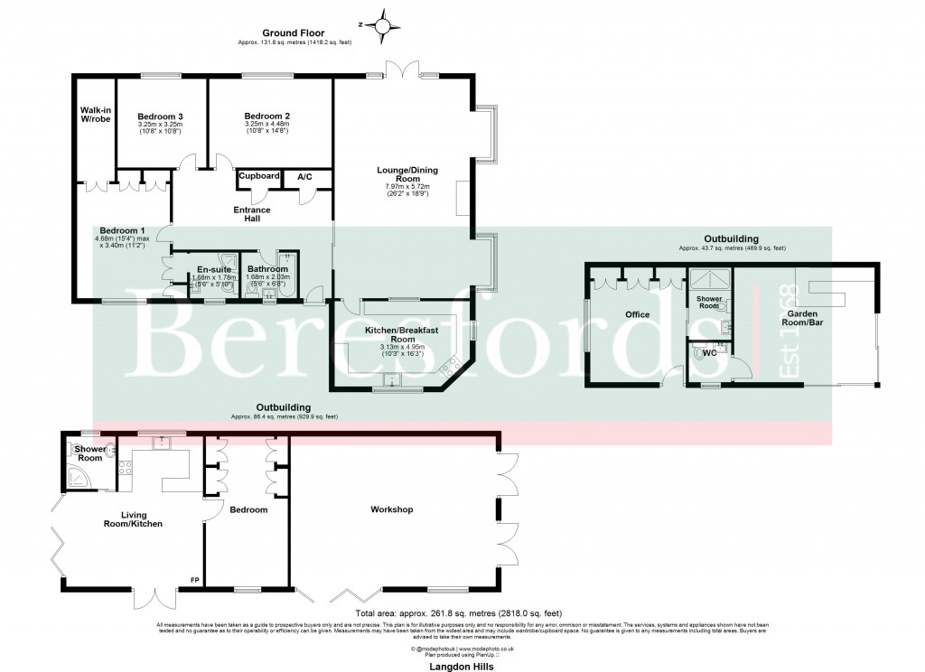 Floorplans For Langdon Hills, Basildon, Essex