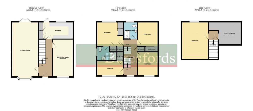 Floorplans For Rainham, Essex