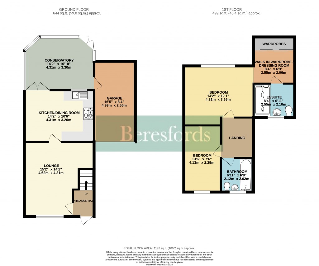 Floorplans For South Ockendon, Essex