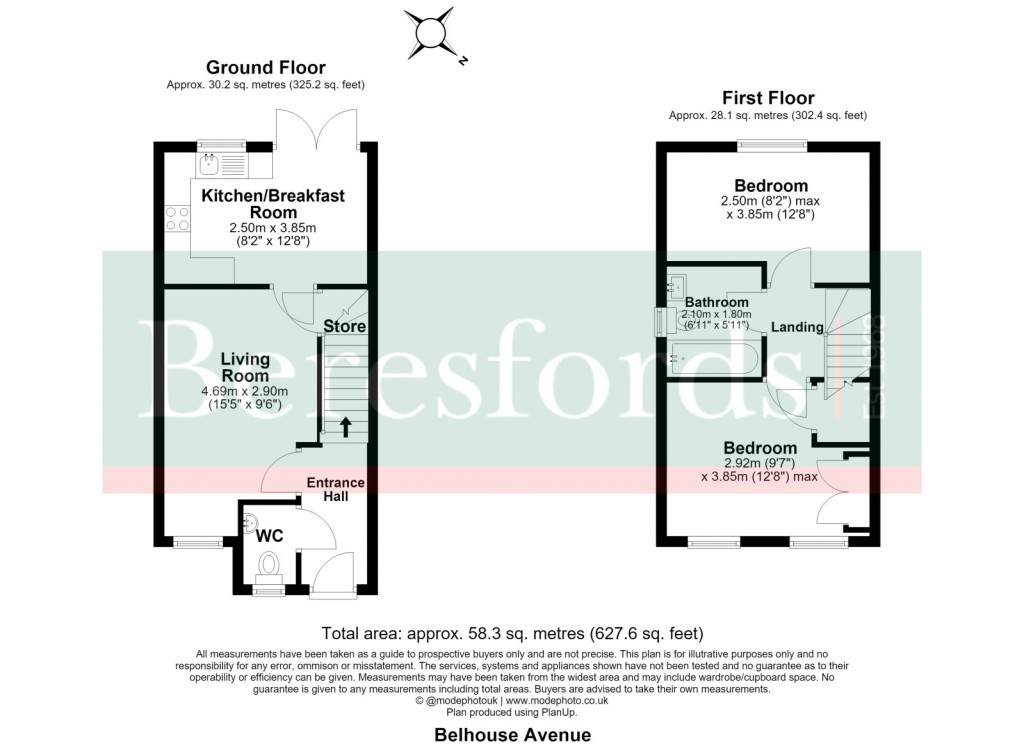 Floorplans For Aveley, South Ockendon, Essex