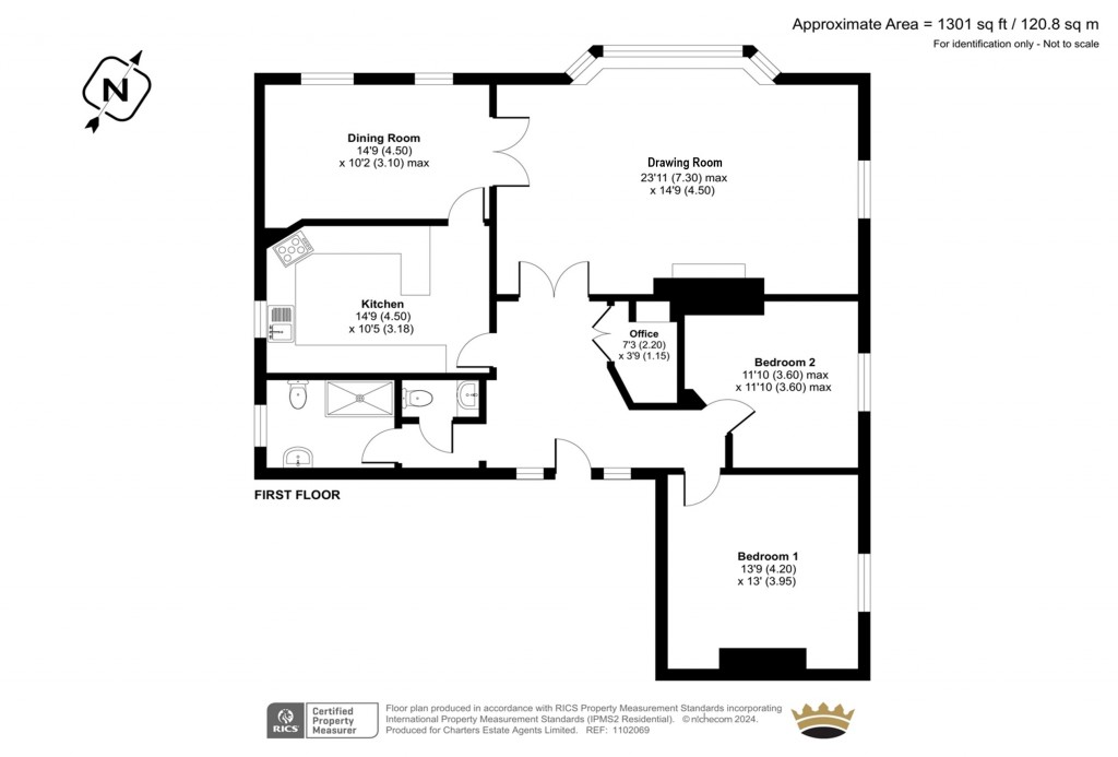 Floorplans For Mead Road, St. Cross, Winchester, Hampshire, SO23
