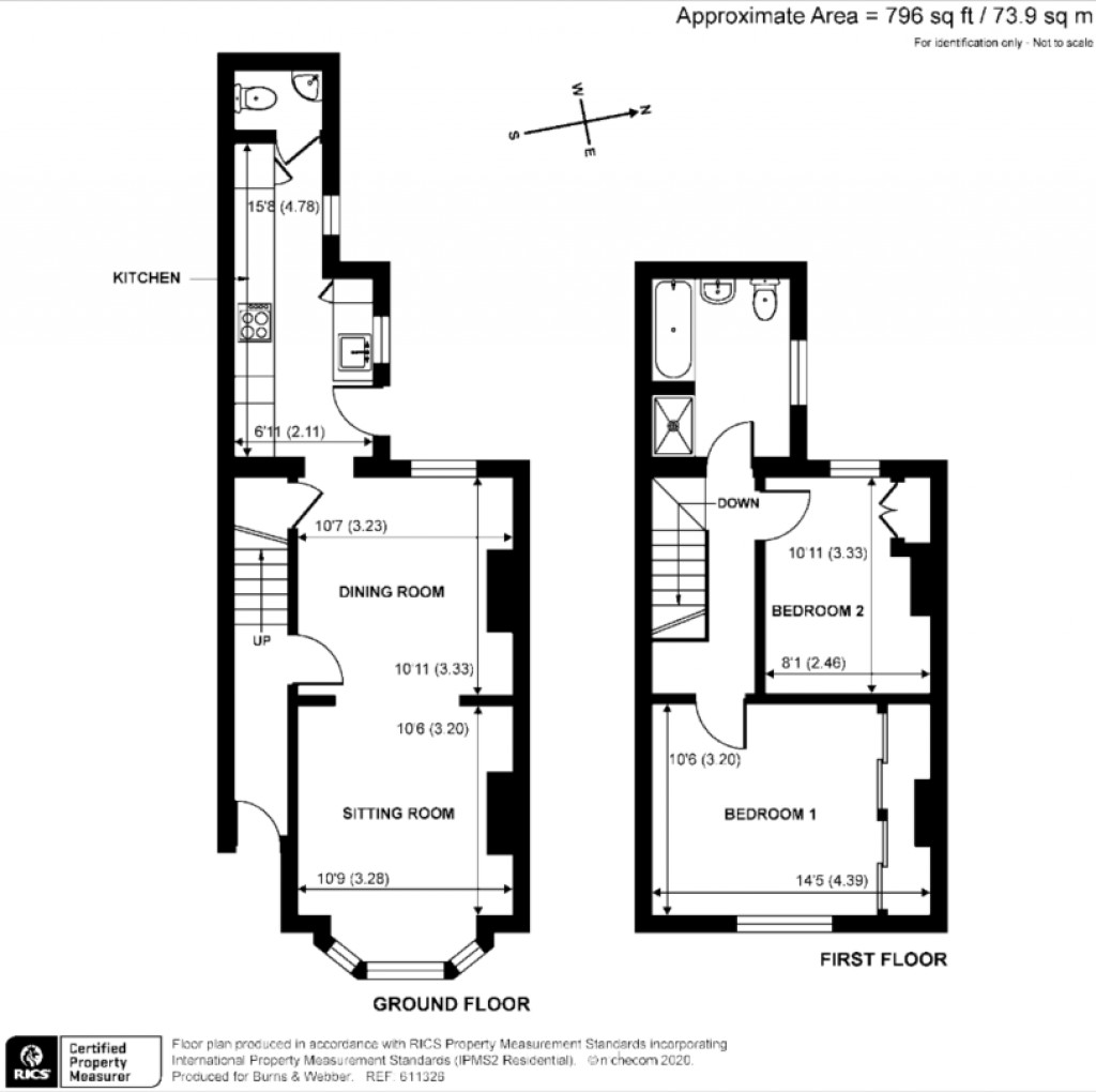 Floorplans For East View Cottage, East View Lane, Cranleigh, GU6