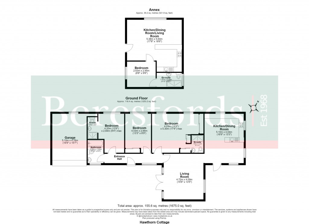 Floorplans For Roxwell, Essex