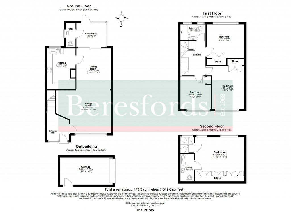 Floorplans For Writtle, Chelmsford, Essex