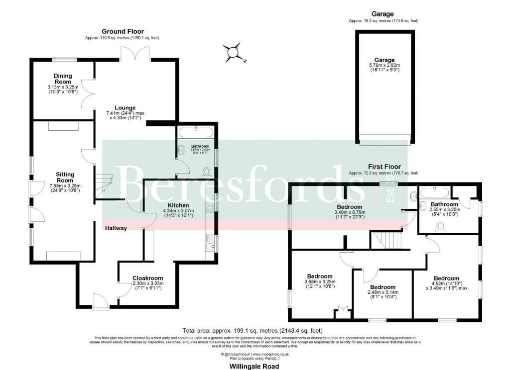 Floorplans For Norton Heath, Essex