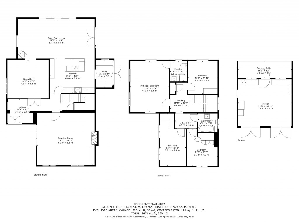 Floorplans For Writtle, Essex