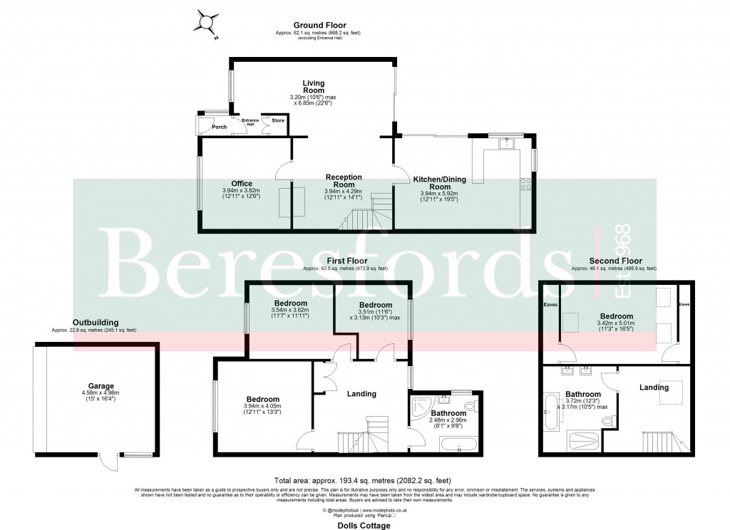 Floorplans For Edney Common, Essex