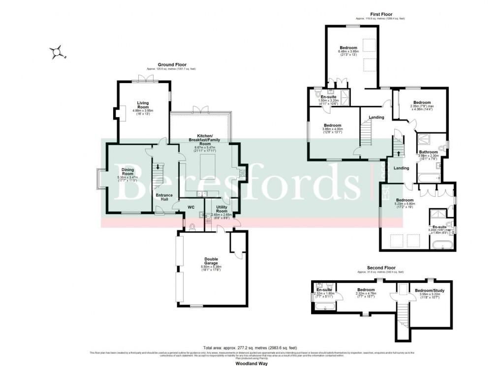 Floorplans For Edney Common, Chelmsford, Essex
