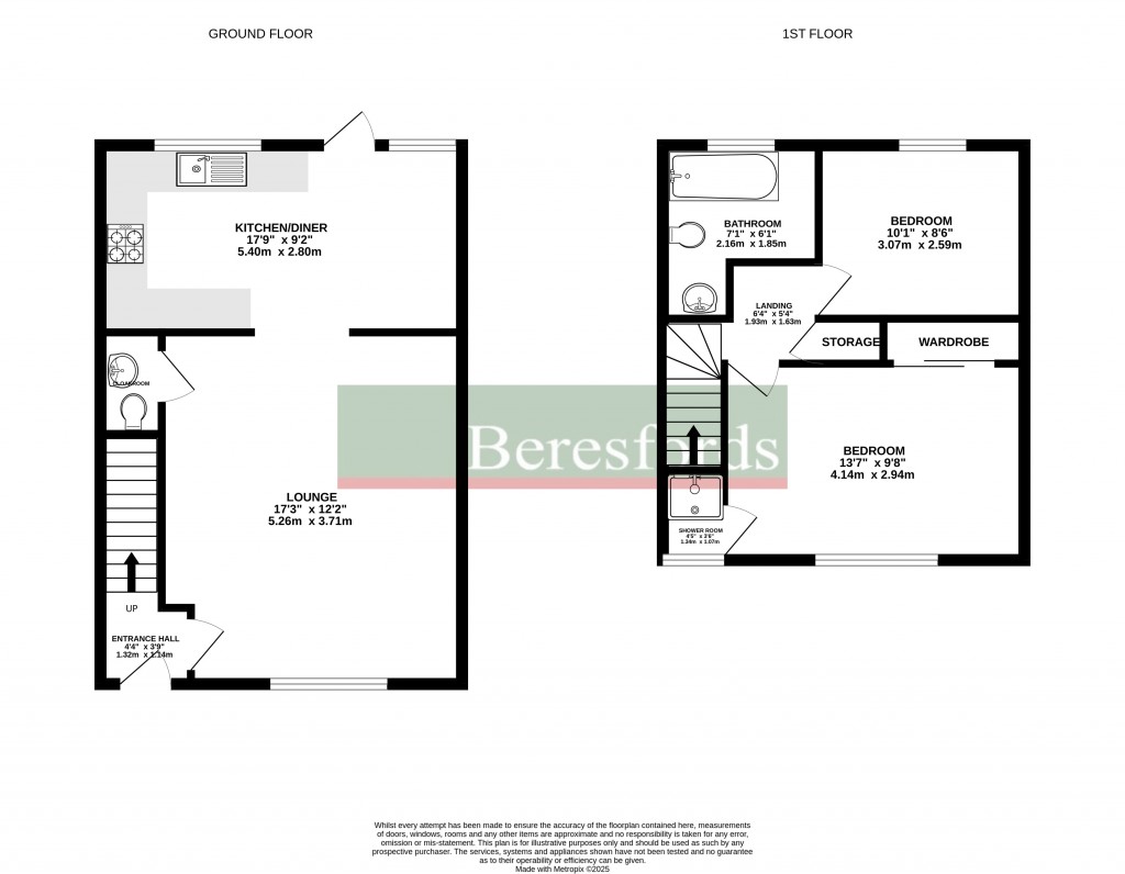 Floorplans For Roxwell Road, Chelmsford, Essex