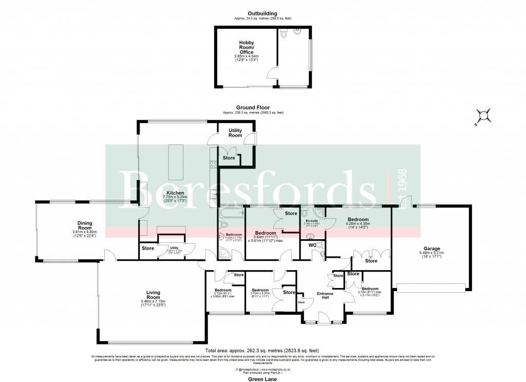 Floorplans For Roxwell, Chelmsford, Essex
