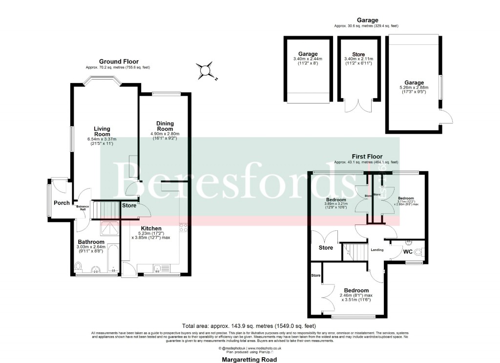 Floorplans For Writtle, Chelmsford, Essex