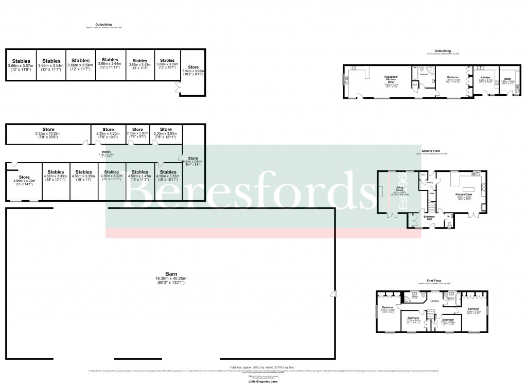 Floorplans For Theydon Bois, Epping, Essex