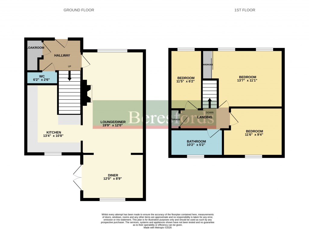 Floorplans For Brentwood, Essex