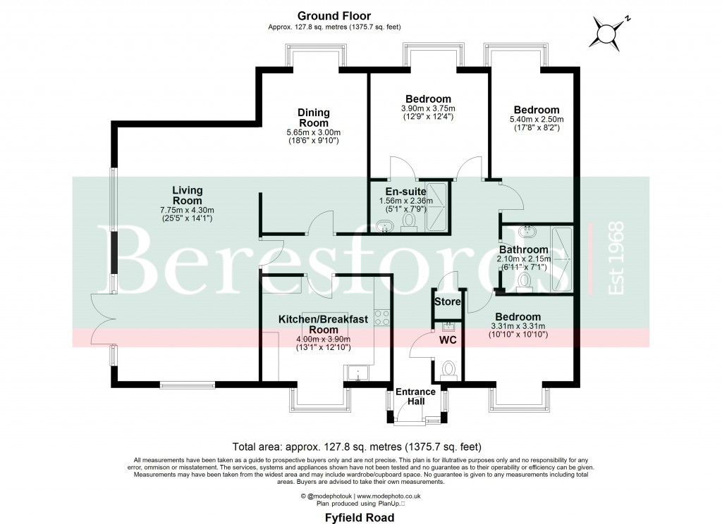 Floorplans For Willingale, Ongar, Essex