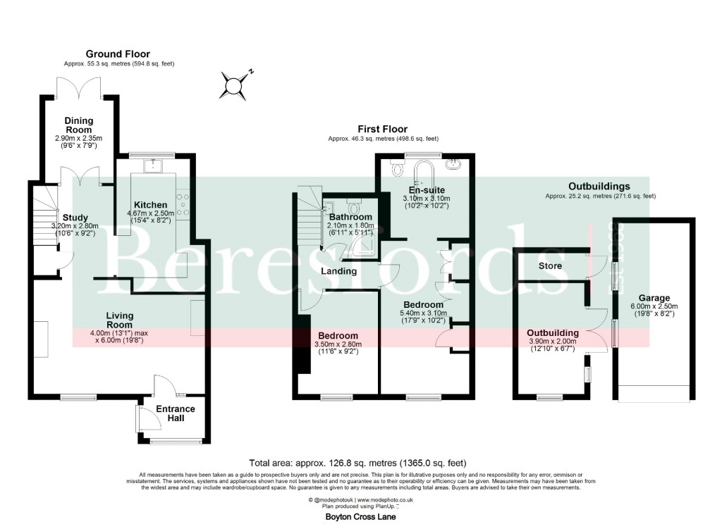 Floorplans For Roxwell, Chelmsford, Essex