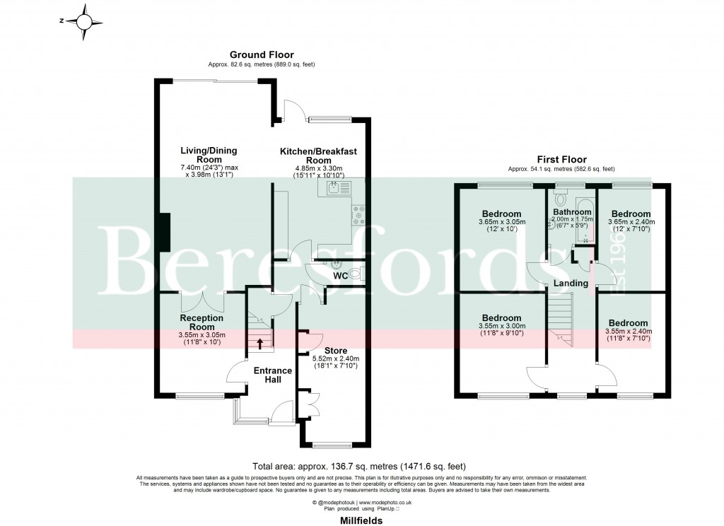 Floorplans For Writtle, Chelmsford, Essex
