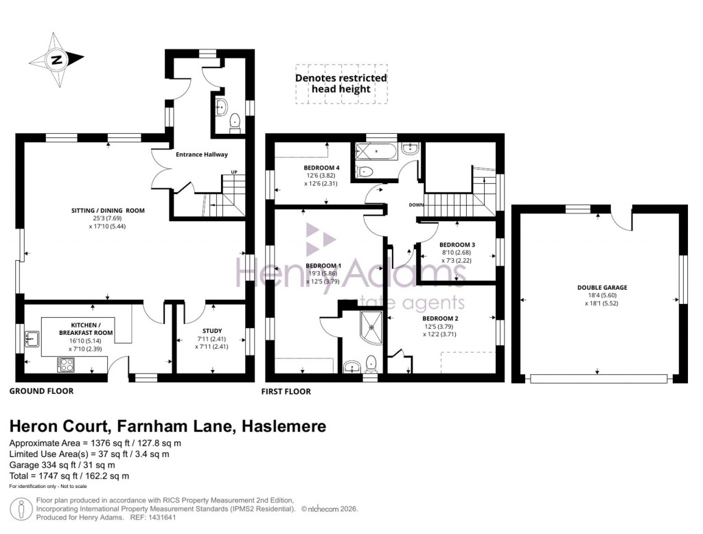 Floorplans For Farnham Lane, Haslemere, GU27