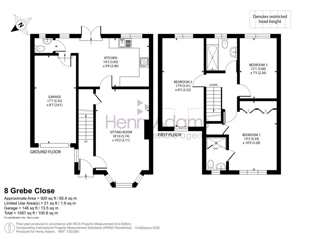 Floorplans For Grebe Close, Emsworth, PO10