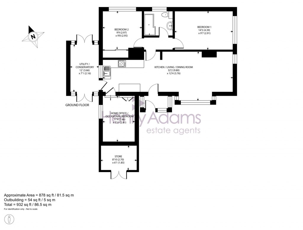 Floorplans For Croft Road, Selsey, PO20