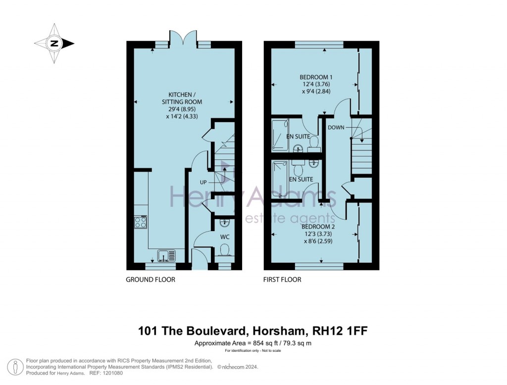 Floorplans For The Boulevard, Horsham, RH12