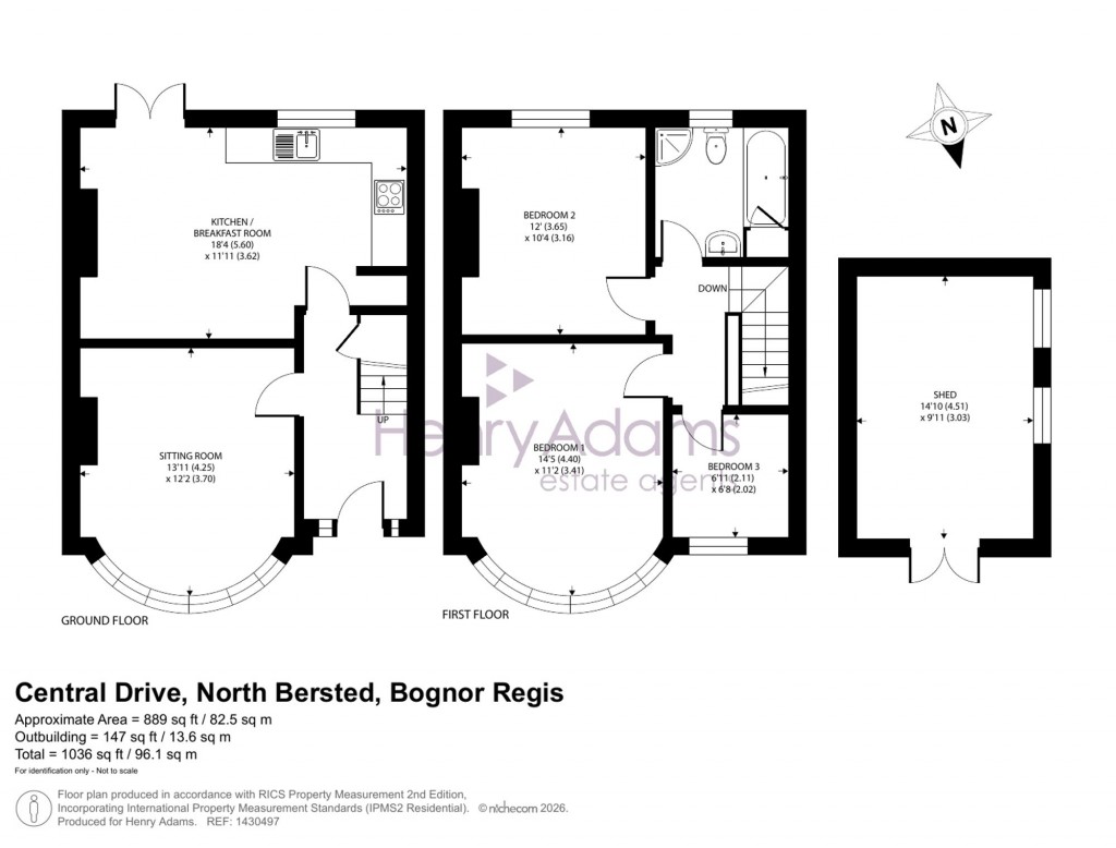Floorplans For Central Drive, Bersted, PO21