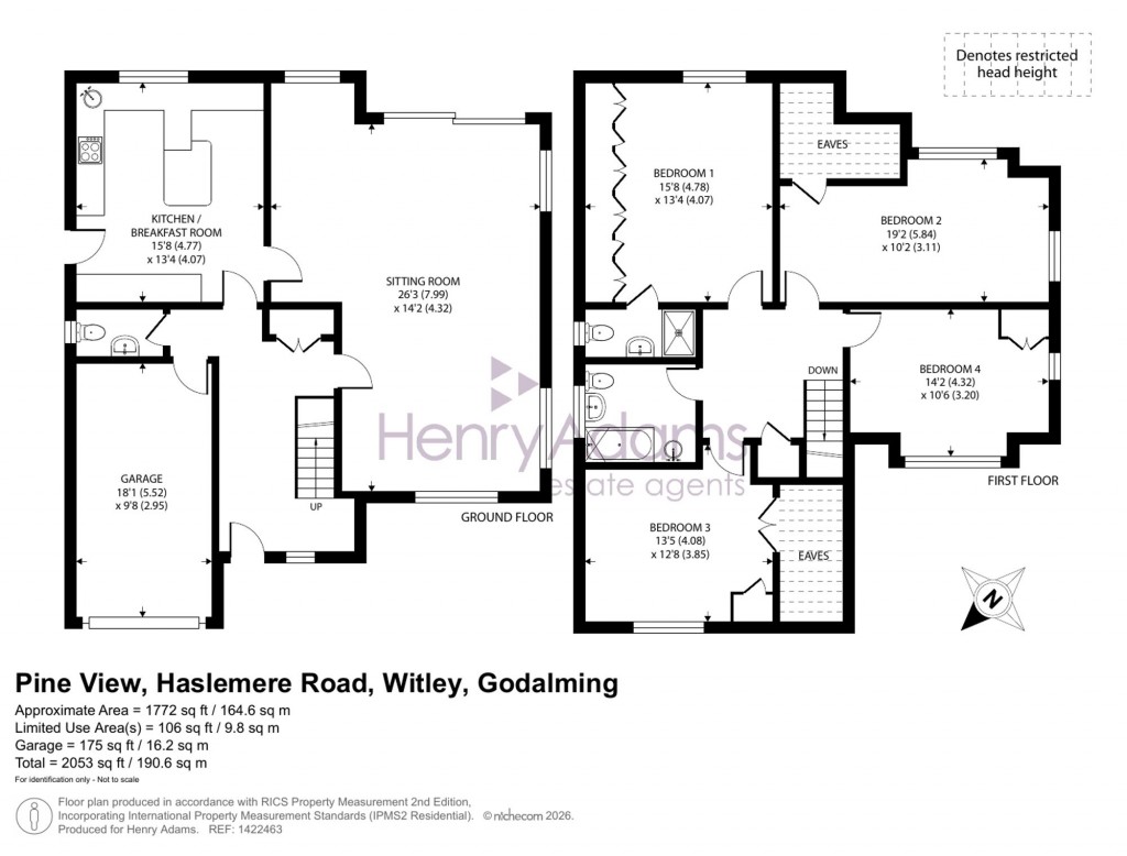 Floorplans For Haslemere Road, Witley, GU8