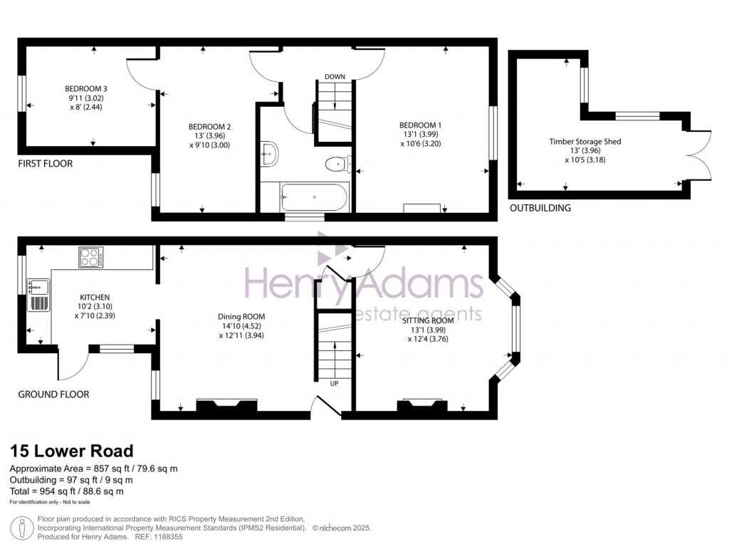 Floorplans For Lower Road, Grayswood, GU27