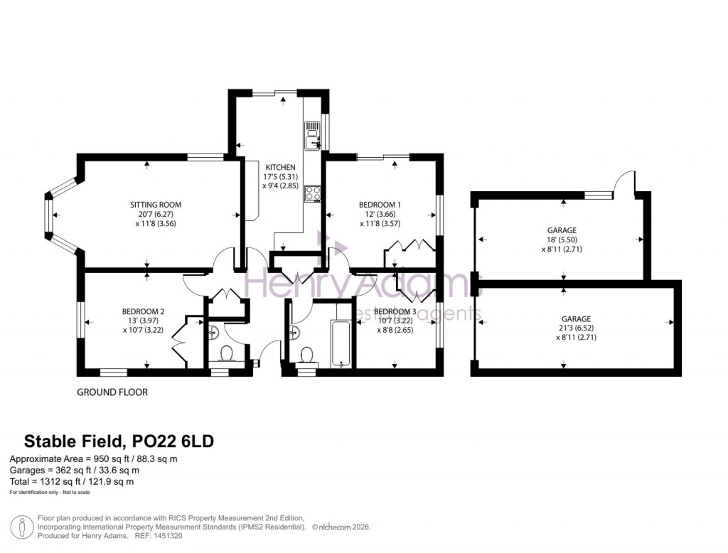 Floorplans For Stable Field, Elmer Sands, PO22