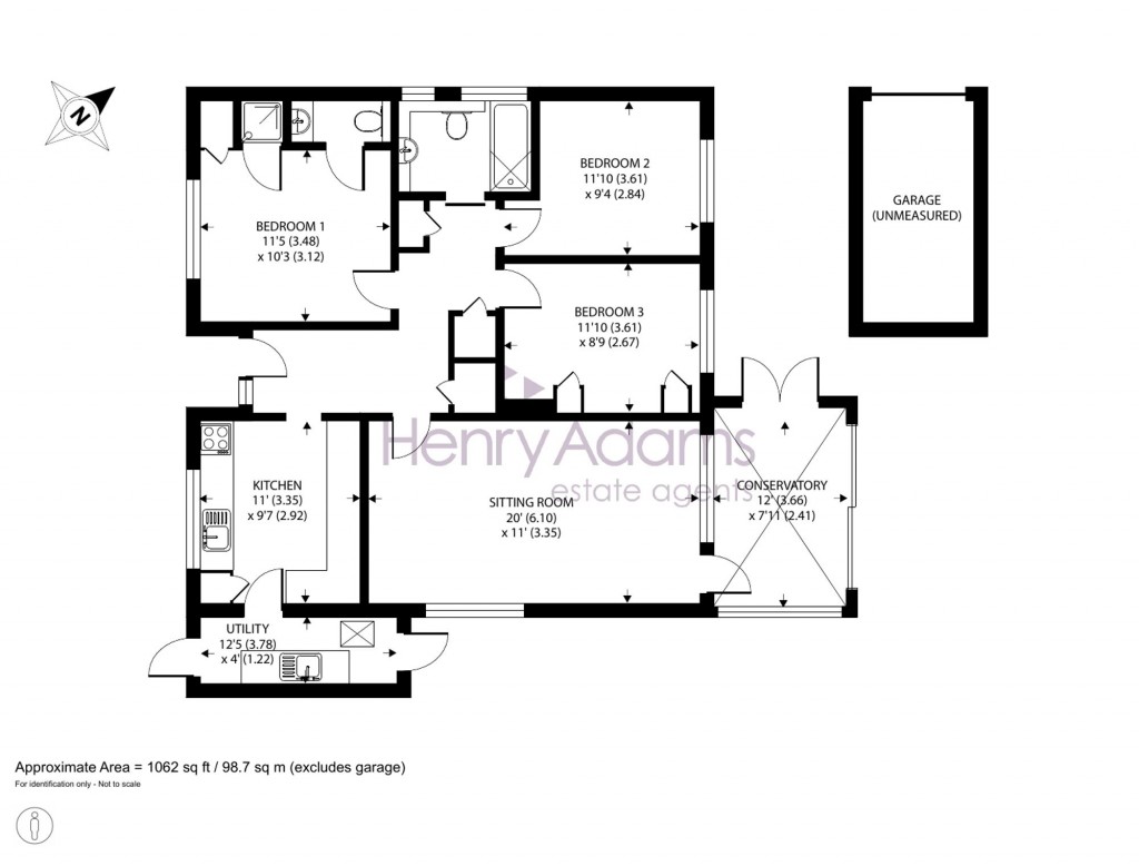Floorplans For Mill Lane, Sidlesham, PO20