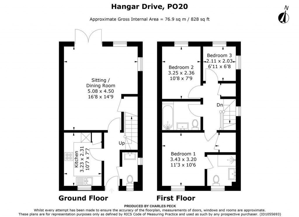 Floorplans For Hangar Drive, Tangmere, PO20