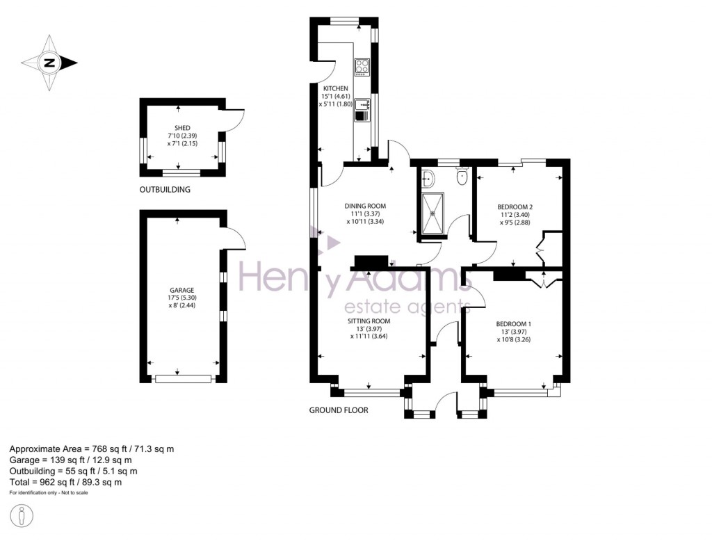 Floorplans For 20 Appledram Lane South, Chichester, PO20