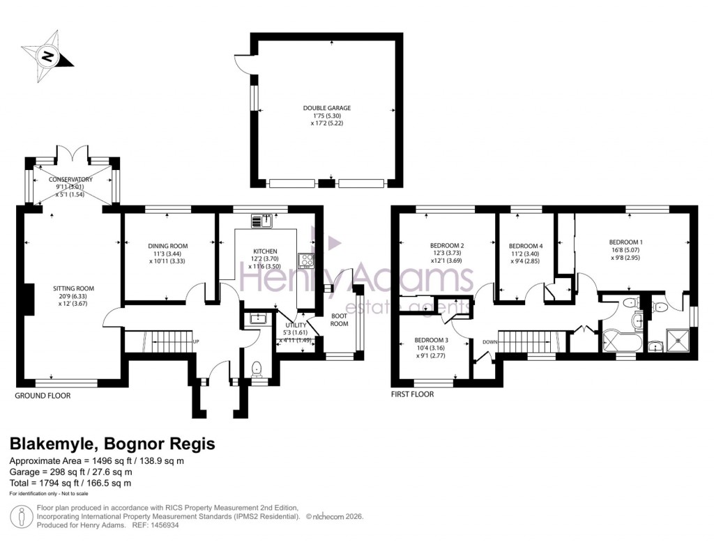 Floorplans For Blakemyle, Aldwick Felds, PO21