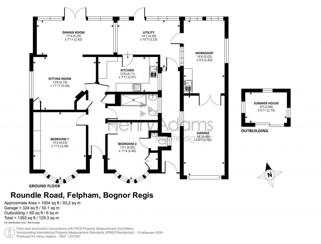 Floorplans For Roundle Road, Felpham, PO22