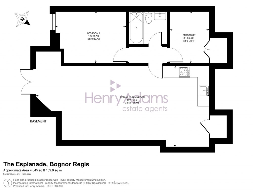 Floorplans For The Esplanade, East Lodge The Esplanade, PO21