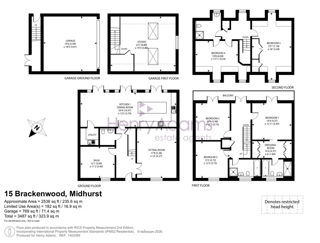 Floorplans For Brackenwood, Midhurst, GU29
