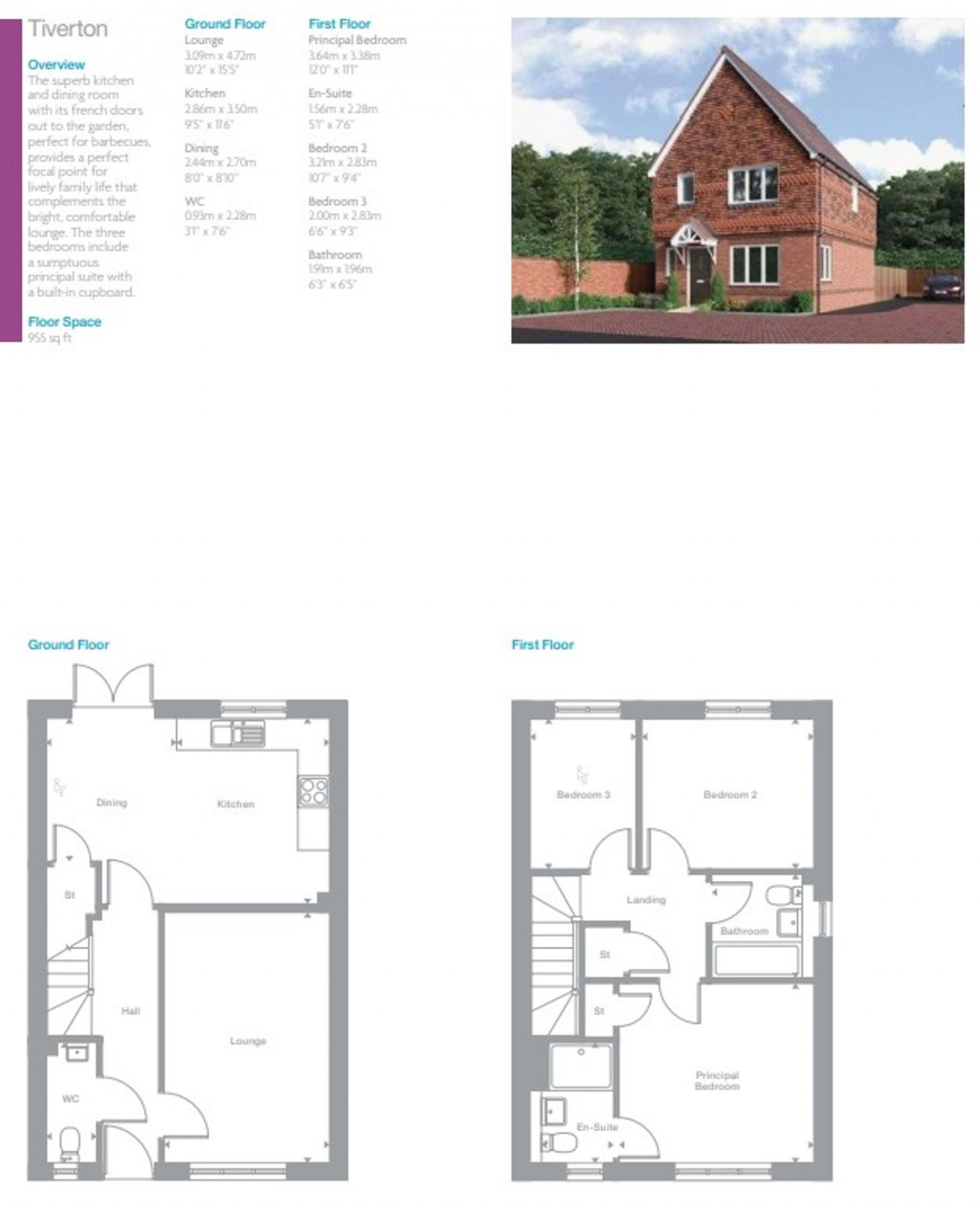 Floorplans For Old Broyle Road, Chichester, PO19