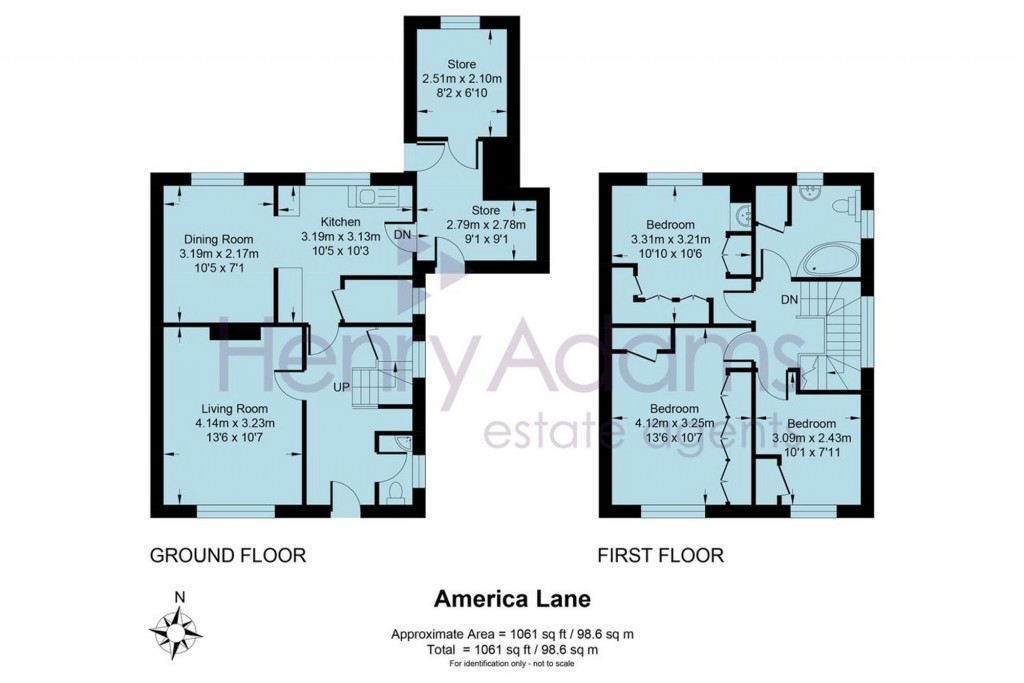 Floorplans For America Lane, Haywards Heath, RH16