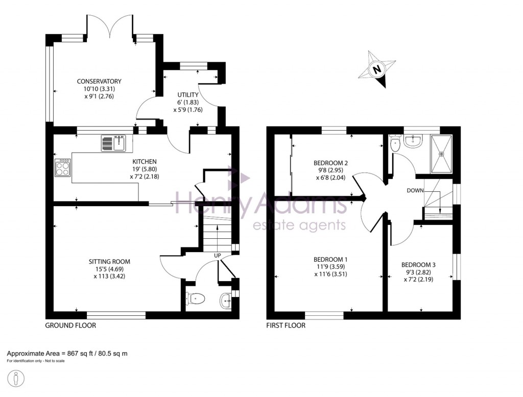 Floorplans For Browns Lane, Storrington, RH20
