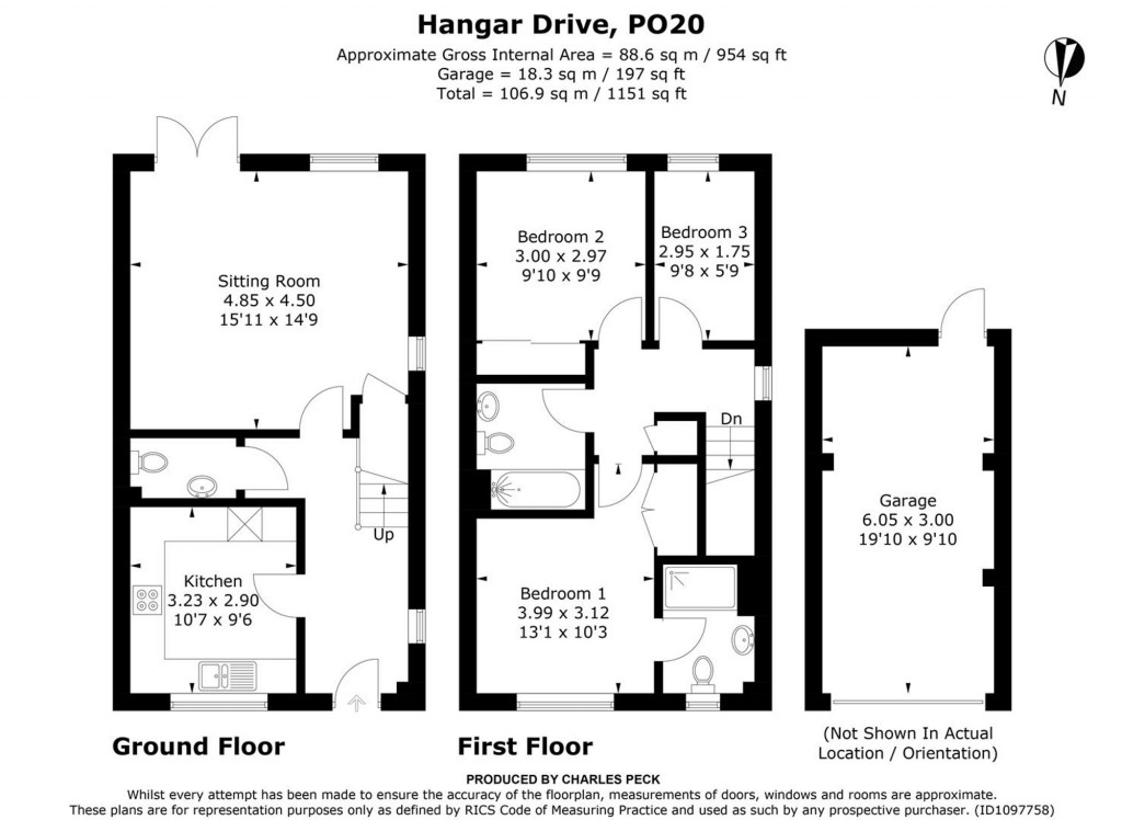 Floorplans For Hangar Drive, Tangmere, PO20