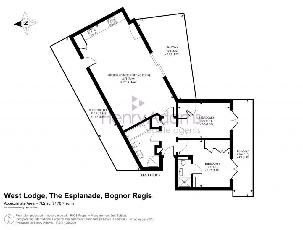 Floorplans For The Esplanade, West Lodge The Esplanade, PO21